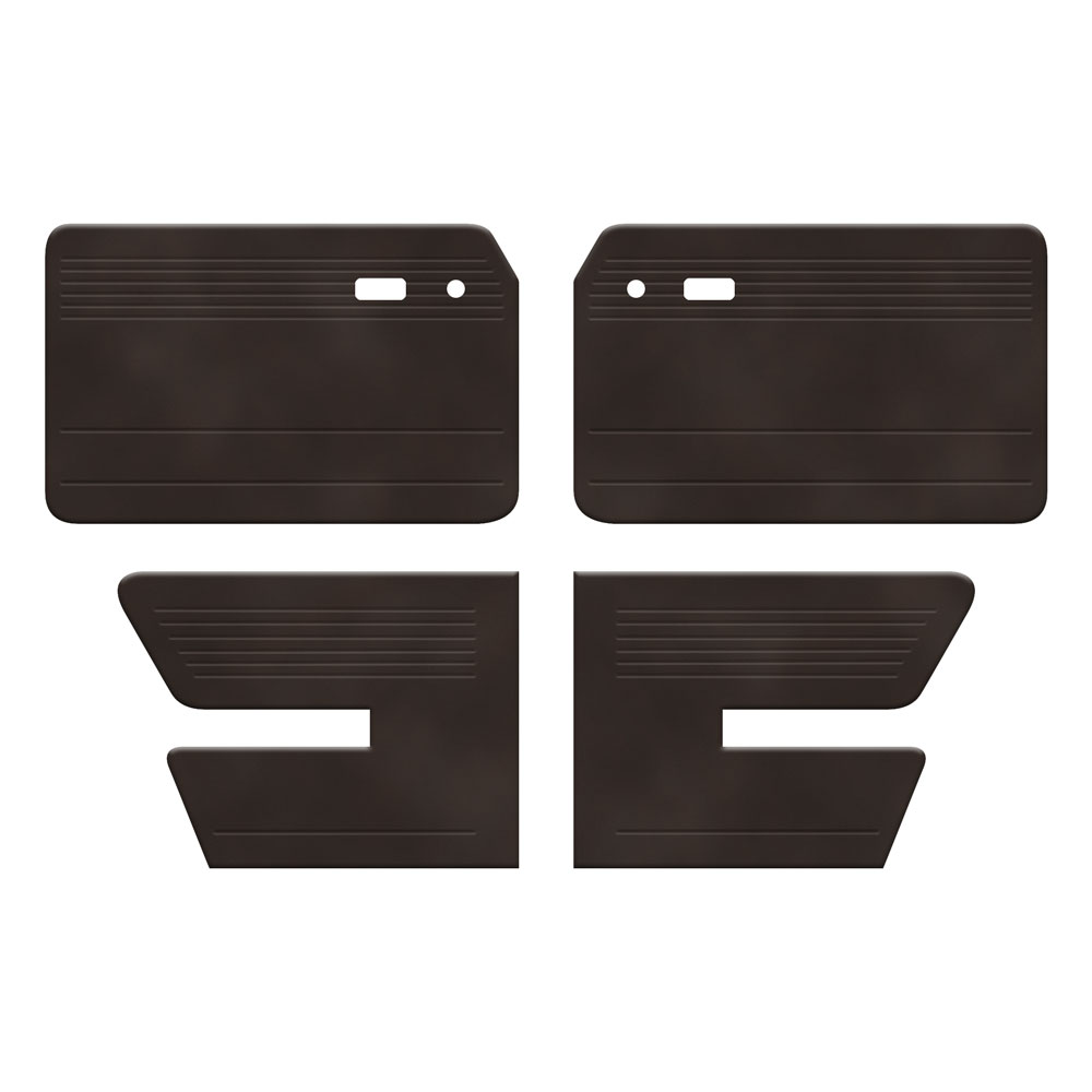 1973-1974 VW Type 3 Fastback Door Panels - Front & Rear - Velour