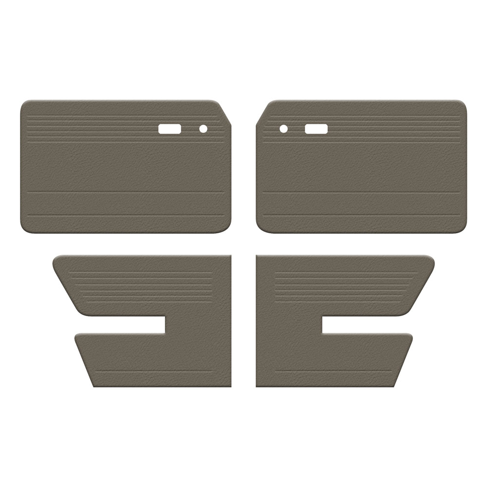 1973-1974 VW Type 3 Fastback Door Panels - Front & Rear - Vinyl