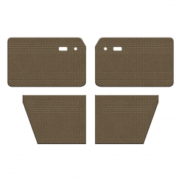 1961-1974 VW Type 3 Notchback Door Panels - Front & Rear - Tweed