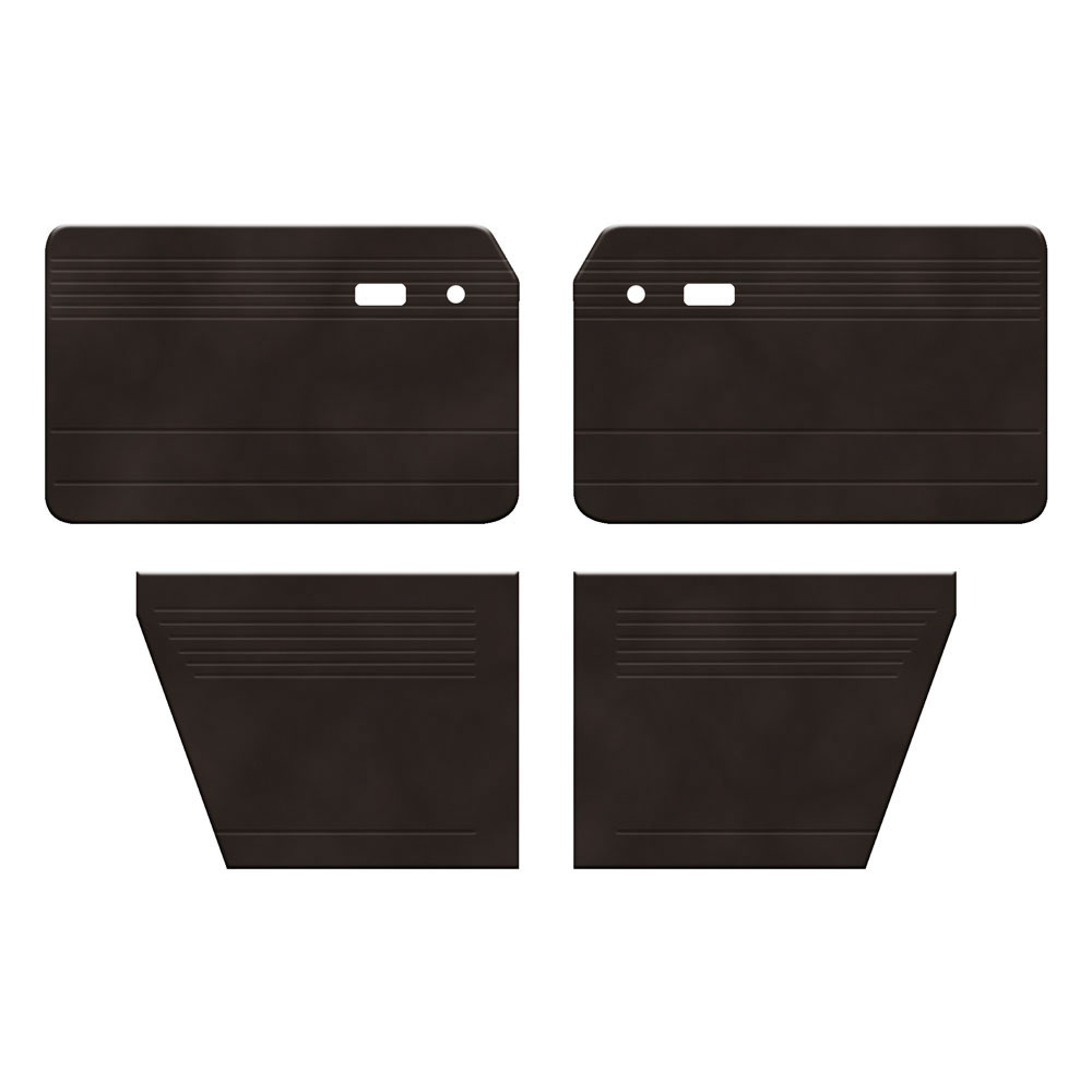 1961-1974 VW Type 3 Notchback Door Panels - Front & Rear - Velour