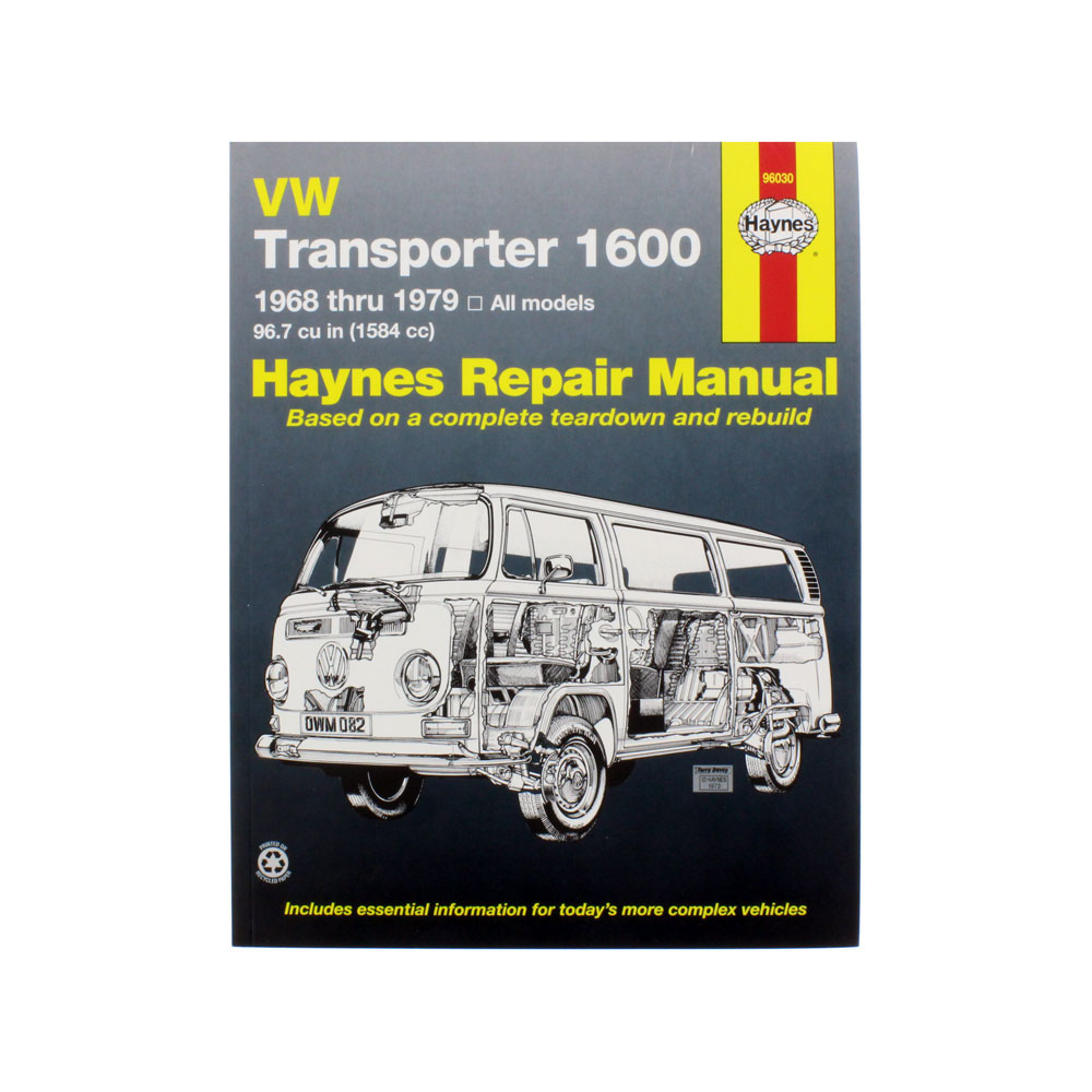 Haynes VW Repair Manual, Bus 1968-1979