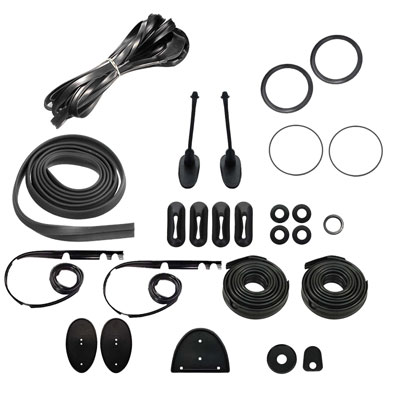 1961 VW Beetle Body Rubber Seal Kit - Sedan or Convertible