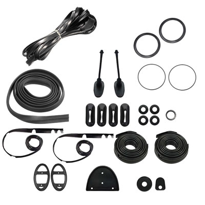 1962-1963 Beetle VW Body Rubber Seal Kit - Sedan or Convertible