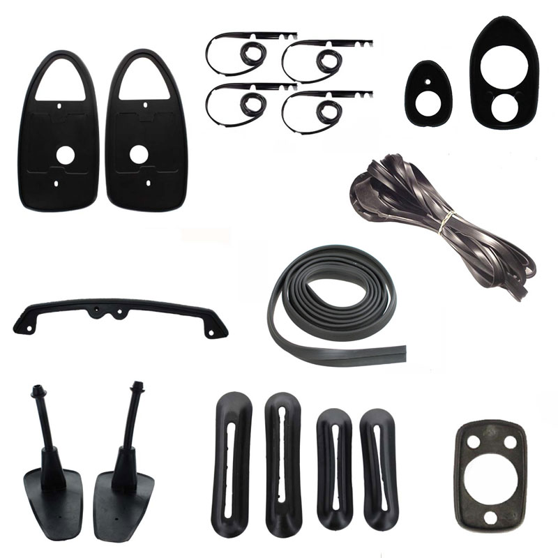 1971 VW Super Beetle Body Rubber Seal Kit - Sedan or Convertible