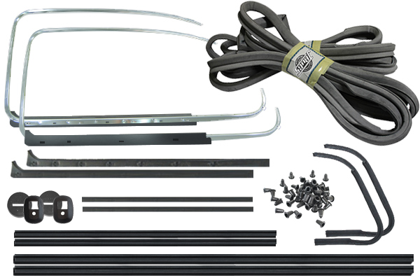 1968 VW Beetle Sedan Door Rubber Kit - German Door Seals