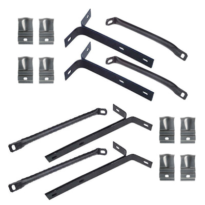 113798053A-073B-KIT - 1954-67 VW Beetle Bumper Kit - Front