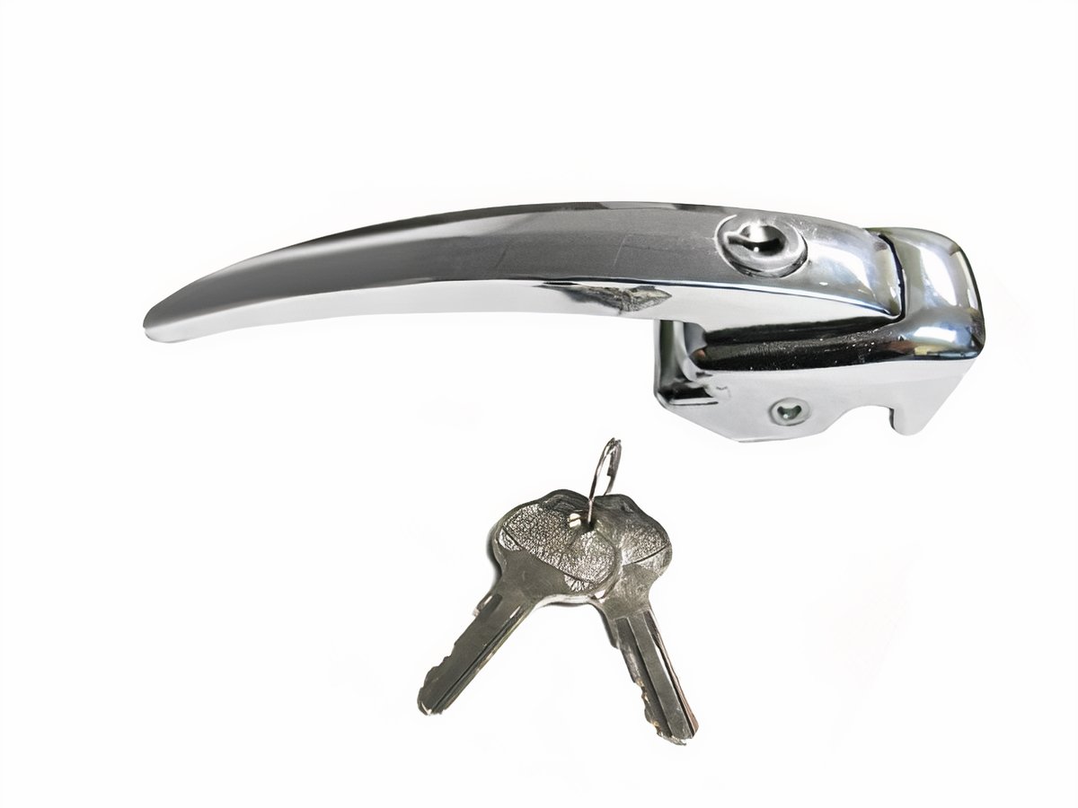 1954-55 VW Beetle Outside Door Handle - Locking w/ Keys