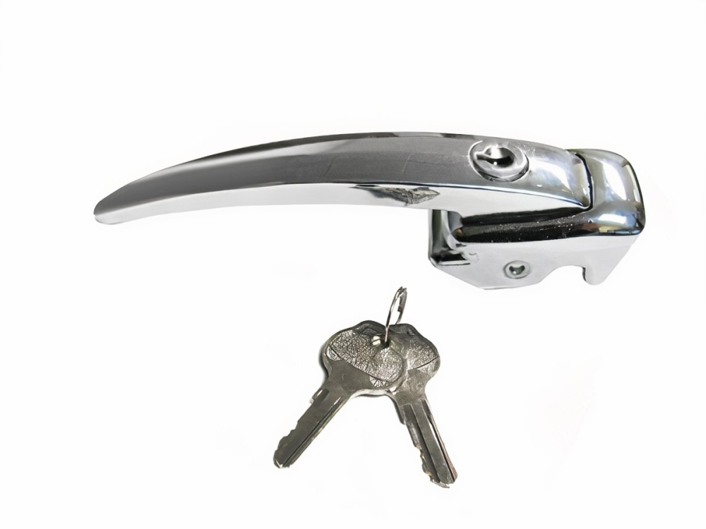 113837205 - 1954-55 VW Beetle Outside Door Handle - Locking w/ Keys