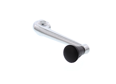 113837581EBK - VW Window Crank - Chrome w/ Black Knob - Each