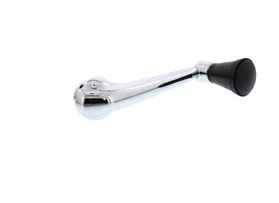 113837581EBK - VW Window Crank - Chrome w/ Black Knob - Each