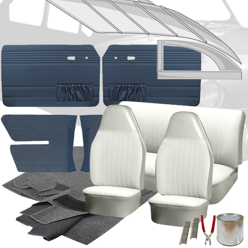 Deluxe Full Insert VW Interior Kit, Fastback 1973 VW Parts