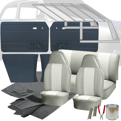 Deluxe 12 Inch Insert VW Interior Kit, Notchback 1973 VW Parts