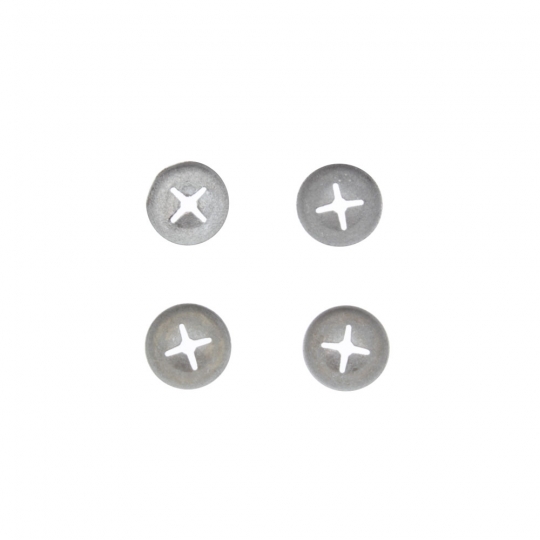 131853695-4 - 1964-74 VW Karmann Ghia Script Clips - Set of 4