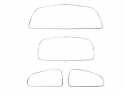 1964-66 VW Beetle Side Molding Kit - Stainless Steel - 7 Pcs - For