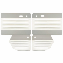 1967-1972 VW Beetle & Super Beetle Convertible Door Panels - Front & Rear - 2-Tone