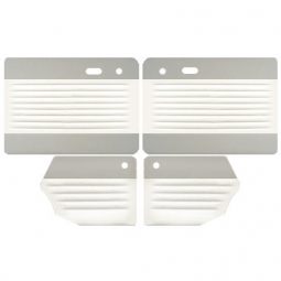 1973-1979 VW Beetle & Super Beetle Convertible Door Panels - Front & Rear - Two-Tone