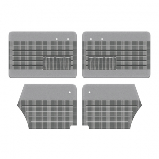 14-1327-Plaid - 1956-1964 VW Beetle Convertible Door Panels