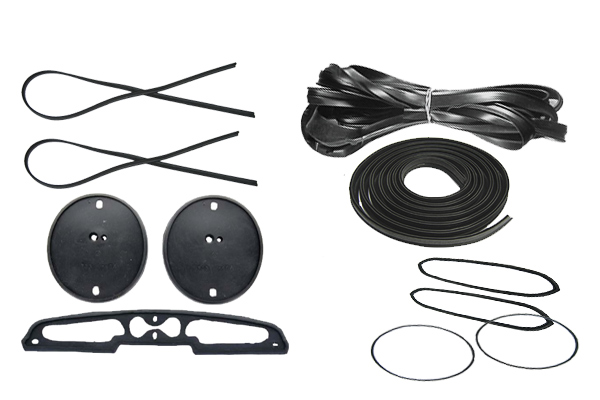 1961-64 VW Karmann Ghia Body Rubber Seal Kit - Coupe or Convertible