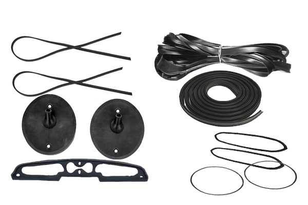 1965-69 VW Karmann Ghia Body Rubber Kit - Coupe or Convertible