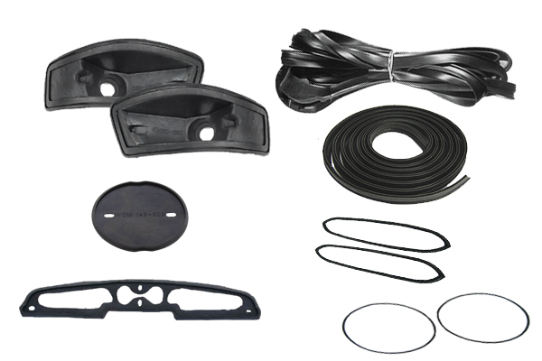 1970-71 VW Karmann Ghia Body Rubber Seal Kit - Coupe or Convertible
