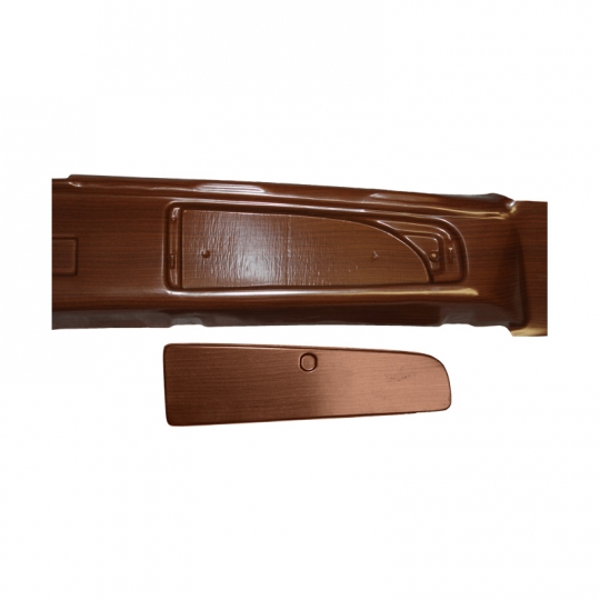141857073A - 1968-1971.5 VW Karmann Ghia Plastic Dash Face - Wood