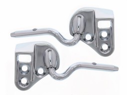 VW Top Latch Catch & Visor Mounts - 1968-1970 Beetle - 1971-1972 Super Beetle Convertible