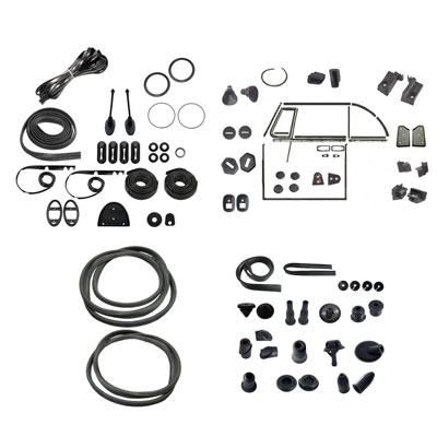 1967 VW Beetle Convertible Complete Car Rubber Kit