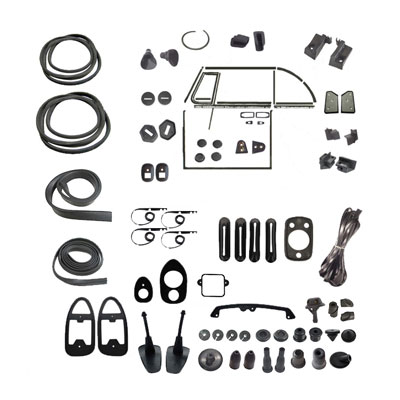 1970 VW Beetle Convertible Complete Car Rubber Kit
