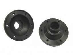 VW Forged Transmission Drive Flanges - 091 Type 2 Trans to 930 Joint - 3/8" - 24 Threads - Pair