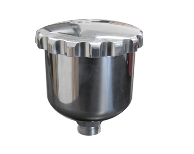 VW Master Cylinder Reservoir Only - w/ Cap - Polished Aluminum - Through 1966 Bus