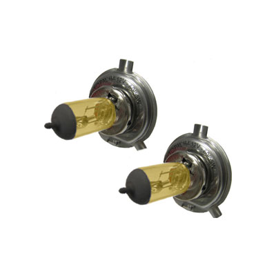 VW Light Bulbs - H4 12V - 55/100 - Ultra Cool Gold White - Pair