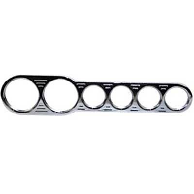 Custom Billet Aluminum Dash - 2 Large - 4 Small - Polished Aluminum