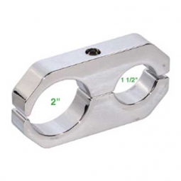Billet Aluminum Shock 2.0" Reservoir Clamp to 1.5 Tubing - Each