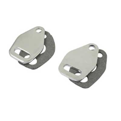 VW Heater Riser Block-Off Plate Kit - Chrome
