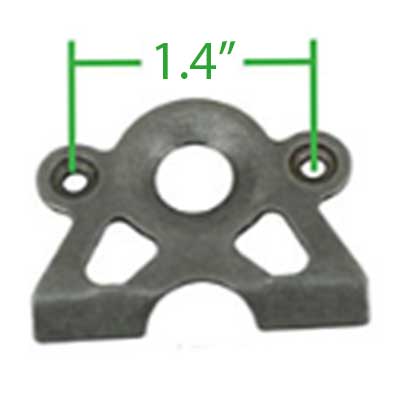 Fastener Tab - Formed - Dzus Style - Lightened