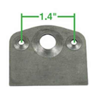 Fastener Tab - Flat - Dzus Style - Short - Each