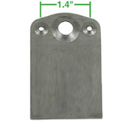 Fastener Tab - Flat - Dzus Style - Tall/Long - Each