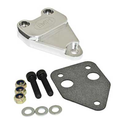EMPI VW Oil Cooler Block Off - Polished Billet Aluminum