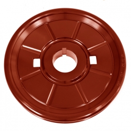 EMPI VW Red Anodized Billet Aluminum Crankshaft Pulley