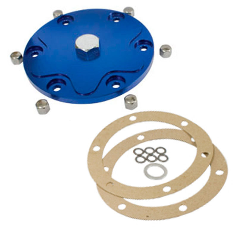 EMPI VW Oil Sump Plate Kit - Blue Anodized Billet Aluminum