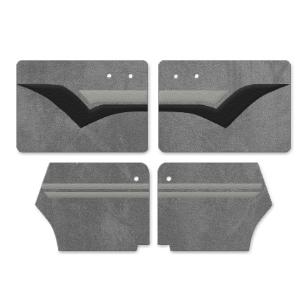 1949-1955 VW Beetle Convertible Door Panels - Front & Rear - Scorpion