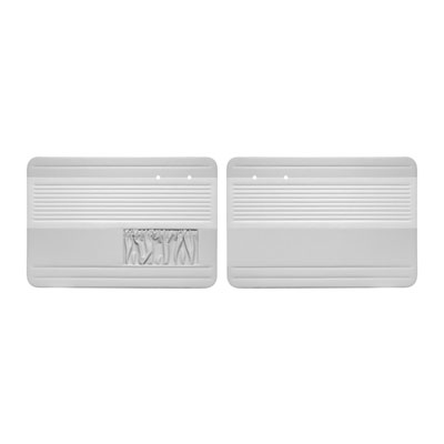 1956-1964 VW Beetle Door Panels - Front - Classic Ribbed Vinyl