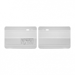 1967-1977 VW Beetle & Super Beetle Door Panels - Front - Classic Ribbed Vinyl