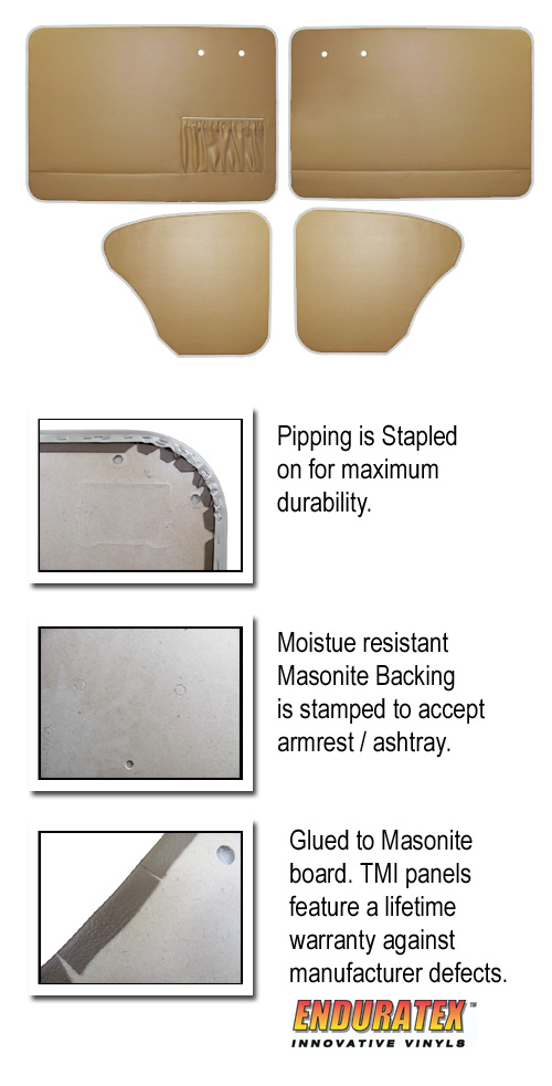 1956-57 ONLY OE Style door panels