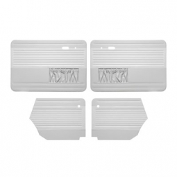 1967-1972 VW Beetle & Super Beetle Convertible Door Panels - Front & Rear - Ribbed Vinyl