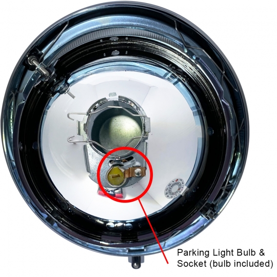 111941037CF-H4 - 1954-1966 VW Beetle H4 Headlight Assembly