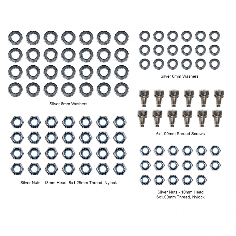 thumbnail image 2 of EMPI 9523 Complete Engine Hardware Kit – 10mm Fasteners For VW Bug, Ghia, Thing, Bus (Type 1) 2 of 5