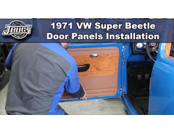 1971 VW Super Beetle - Door Panels Installation