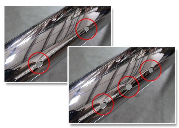 Blade Bumper Mounting Holes