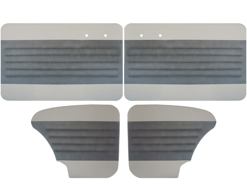 19491955 VW Beetle Door Panels Front & Rear TwoTone 141121Custom